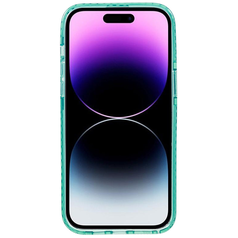 For iPhone 14 Pro Back Protector Clear PC+TPU Case Drop Resistant Cell Phone Cover