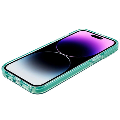 For iPhone 14 Pro Back Protector Clear PC+TPU Case Drop Resistant Cell Phone Cover