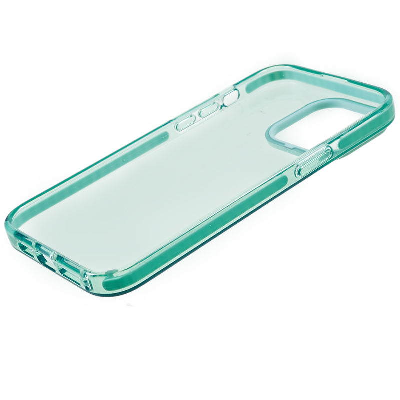 For iPhone 14 Pro Back Protector Clear PC+TPU Case Drop Resistant Cell Phone Cover