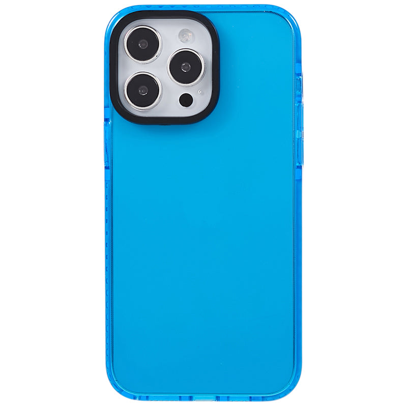 For iPhone 14 Pro Back Protector Clear PC+TPU Case Drop Resistant Cell Phone Cover