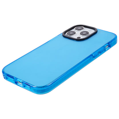 For iPhone 14 Pro Back Protector Clear PC+TPU Case Drop Resistant Cell Phone Cover