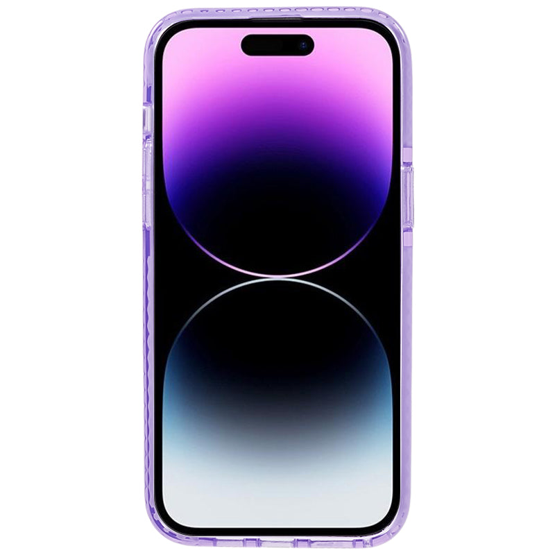 For iPhone 14 Pro Back Protector Clear PC+TPU Case Drop Resistant Cell Phone Cover