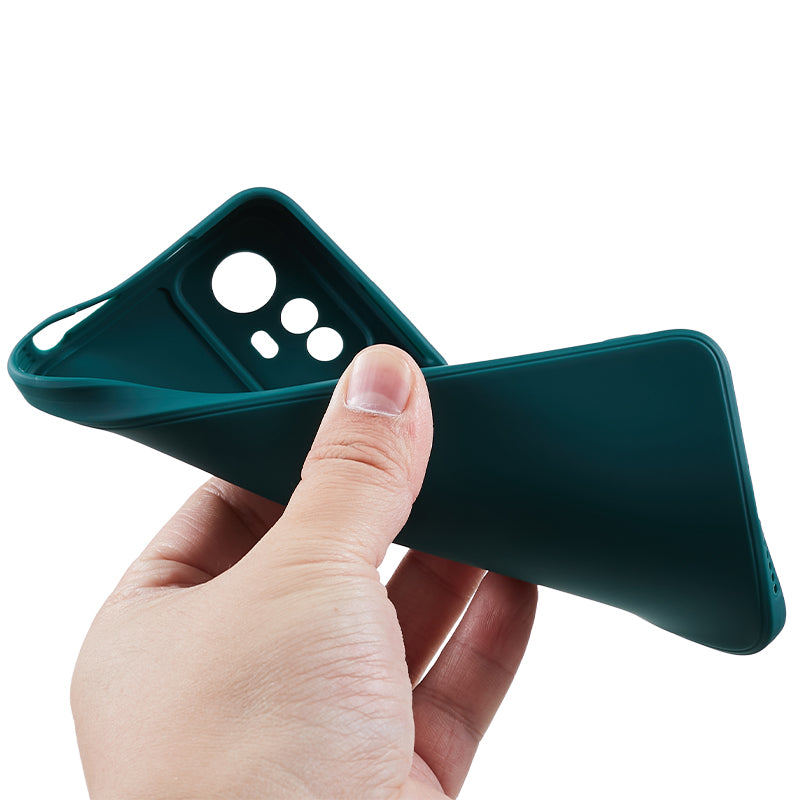 TPU Phone Case for Xiaomi Redmi Note 12S 4G Straight Edge Protection Precise Cutout Cover