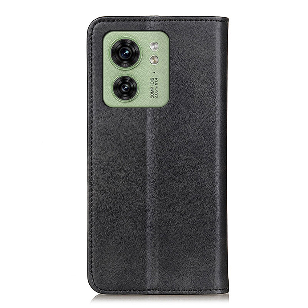 Wallet Phone Stand Case for Motorola Edge 40 5G , Shockproof Cell Phone Cover Split Leather Shell