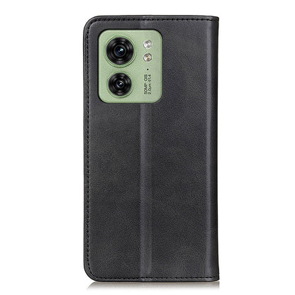 Wallet Phone Stand Case for Motorola Edge 40 5G , Shockproof Cell Phone Cover Split Leather Shell