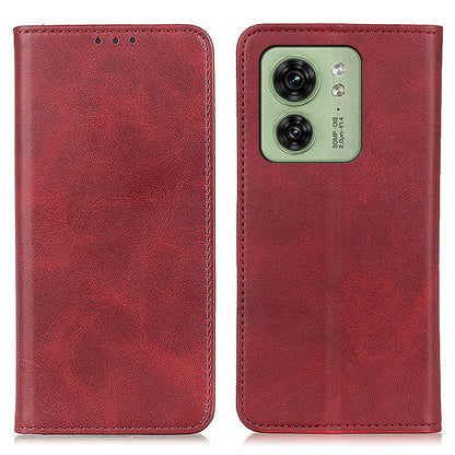 Wallet Phone Stand Case for Motorola Edge 40 5G , Shockproof Cell Phone Cover Split Leather Shell