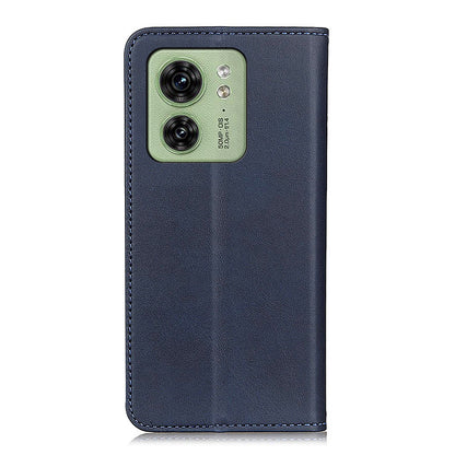 Wallet Phone Stand Case for Motorola Edge 40 5G , Shockproof Cell Phone Cover Split Leather Shell