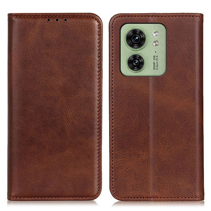 Wallet Phone Stand Case for Motorola Edge 40 5G , Shockproof Cell Phone Cover Split Leather Shell