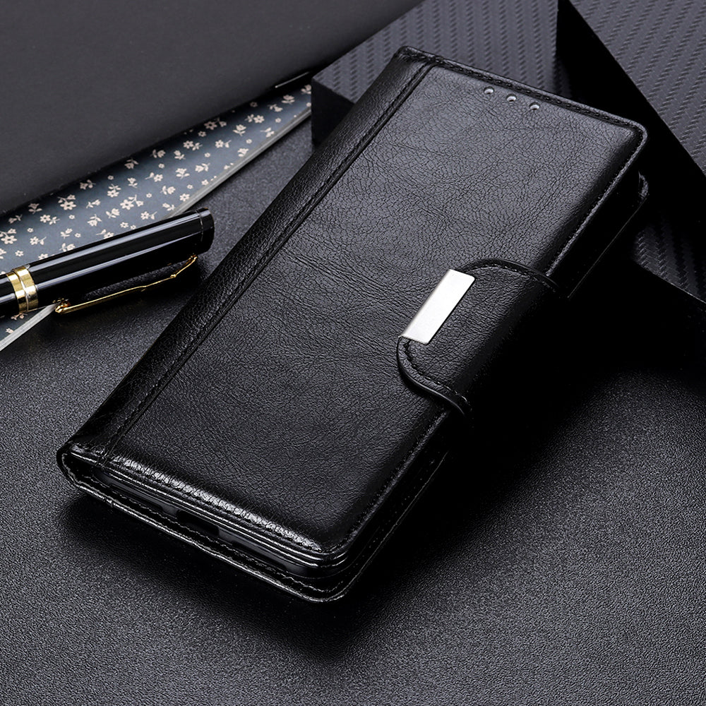 For Motorola Edge 40 5G Anti-scratch Wallet Case Cowhide Texture Stand Leather Phone Cover