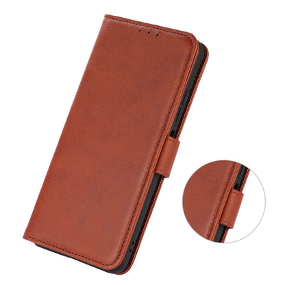 For Motorola Edge 40 5G Anti-Scratch Wallet Phone Stand Case PU Leather Cowhide Texture Magnetic Cover