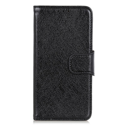 For Motorola Edge 40 5G Dustproof Split Leather Phone Case Nappa Texture Protective Cover with Stand Wallet
