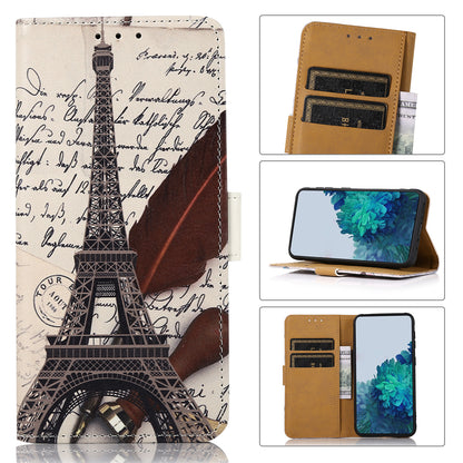 For Motorola Edge 40 5G PU Leather Phone Case Pattern Printing Phone Cover with Stand Wallet