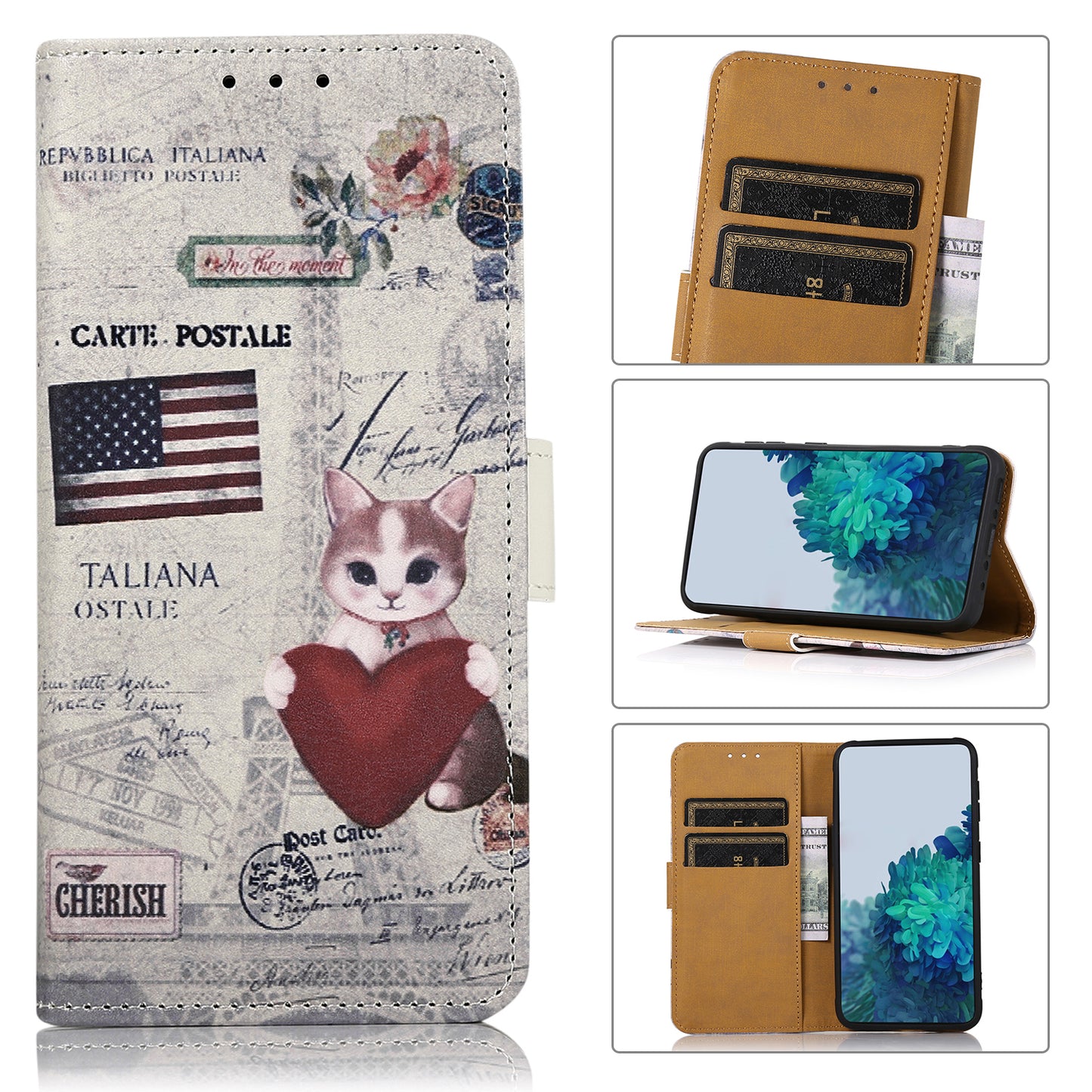 For Motorola Edge 40 5G PU Leather Phone Case Pattern Printing Phone Cover with Stand Wallet