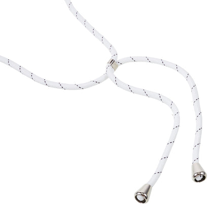 For iPhone 7 / 8 / SE (2020) / SE (2022) Drop-proof Phone Case Transparent Acrylic Back + TPU Phone Cover with Lanyard