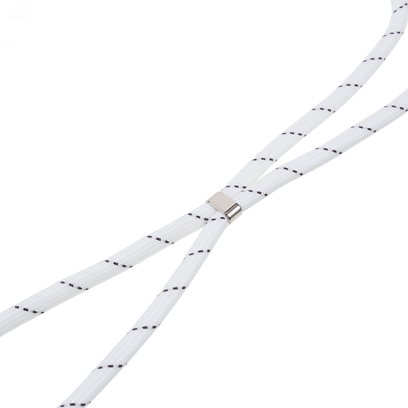 For iPhone 12 / 12 Pro Acrylic + TPU Clear Phone Case Four Corner Anti-Collision Protection Cover with Lanyard