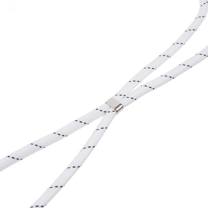 For iPhone 12 / 12 Pro Acrylic + TPU Clear Phone Case Four Corner Anti-Collision Protection Cover with Lanyard