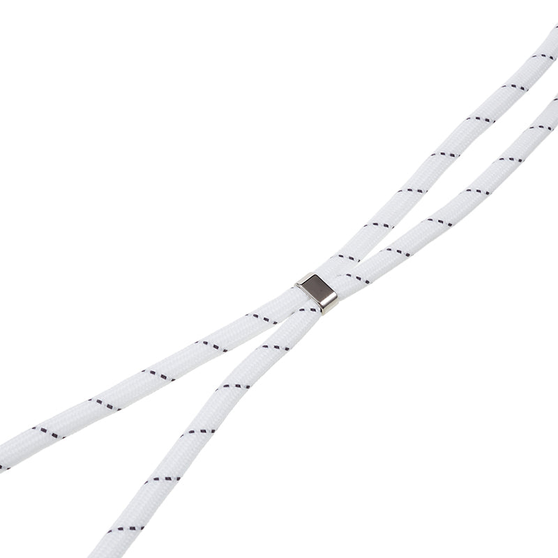 For iPhone 11 Clear Acrylic + TPU Phone Case Four Corners Shock Absorption Cover with Lanyard