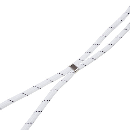 For iPhone 11 Clear Acrylic + TPU Phone Case Four Corners Shock Absorption Cover with Lanyard