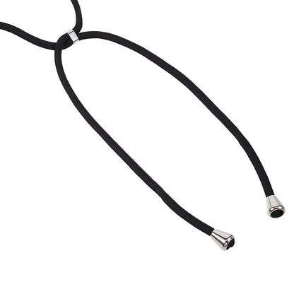 For iPhone 14 / 13 Clear Phone Case Acrylic+TPU Four Corner Anti Drop Cover with Lanyard