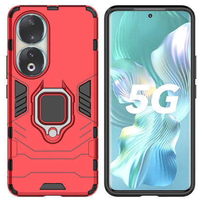 For Honor 90 Kickstand Cell Phone Case Soft TPU + Hard PC Anti-drop Mobile Phone Cover