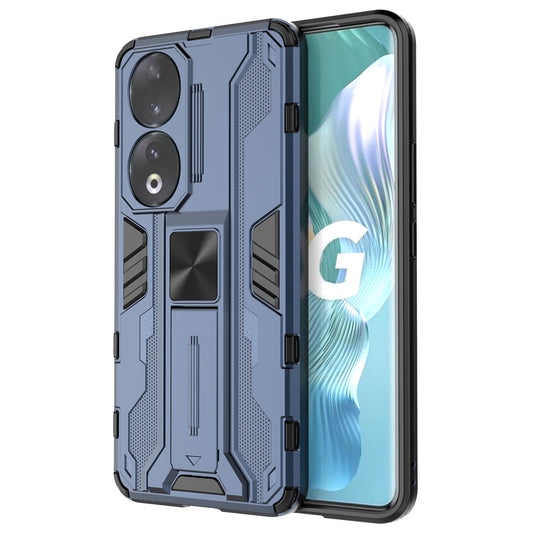For Honor 90 Anti-drop Phone Cover with Kickstand Hard PC + Soft TPU Protective Case