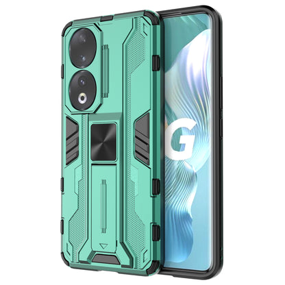 For Honor 90 Anti-drop Phone Cover with Kickstand Hard PC + Soft TPU Protective Case