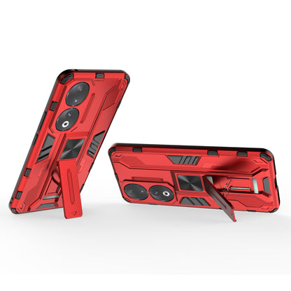 For Honor 90 Anti-drop Phone Cover with Kickstand Hard PC + Soft TPU Protective Case