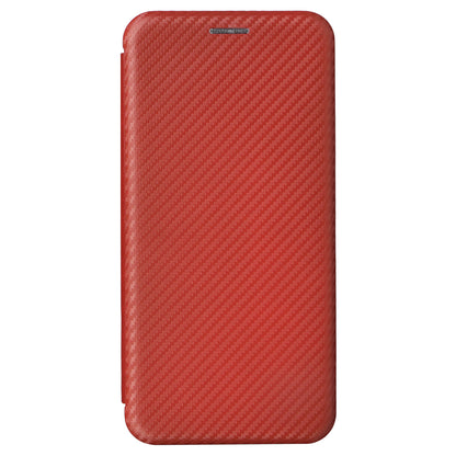 For Nokia C02 Card Holder PU Leather+TPU Phone Case Carbon Fiber Texture Stand Cover