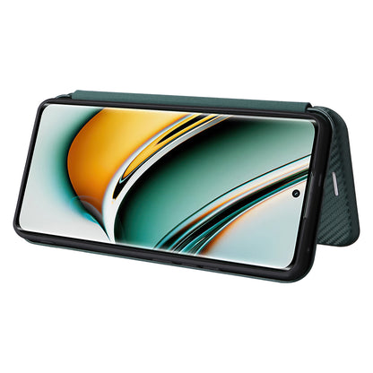 Leather Phone Case for Realme 11 Pro 5G / 11 Pro+ 5G Card Holder Carbon Fiber Texture Stand Cover