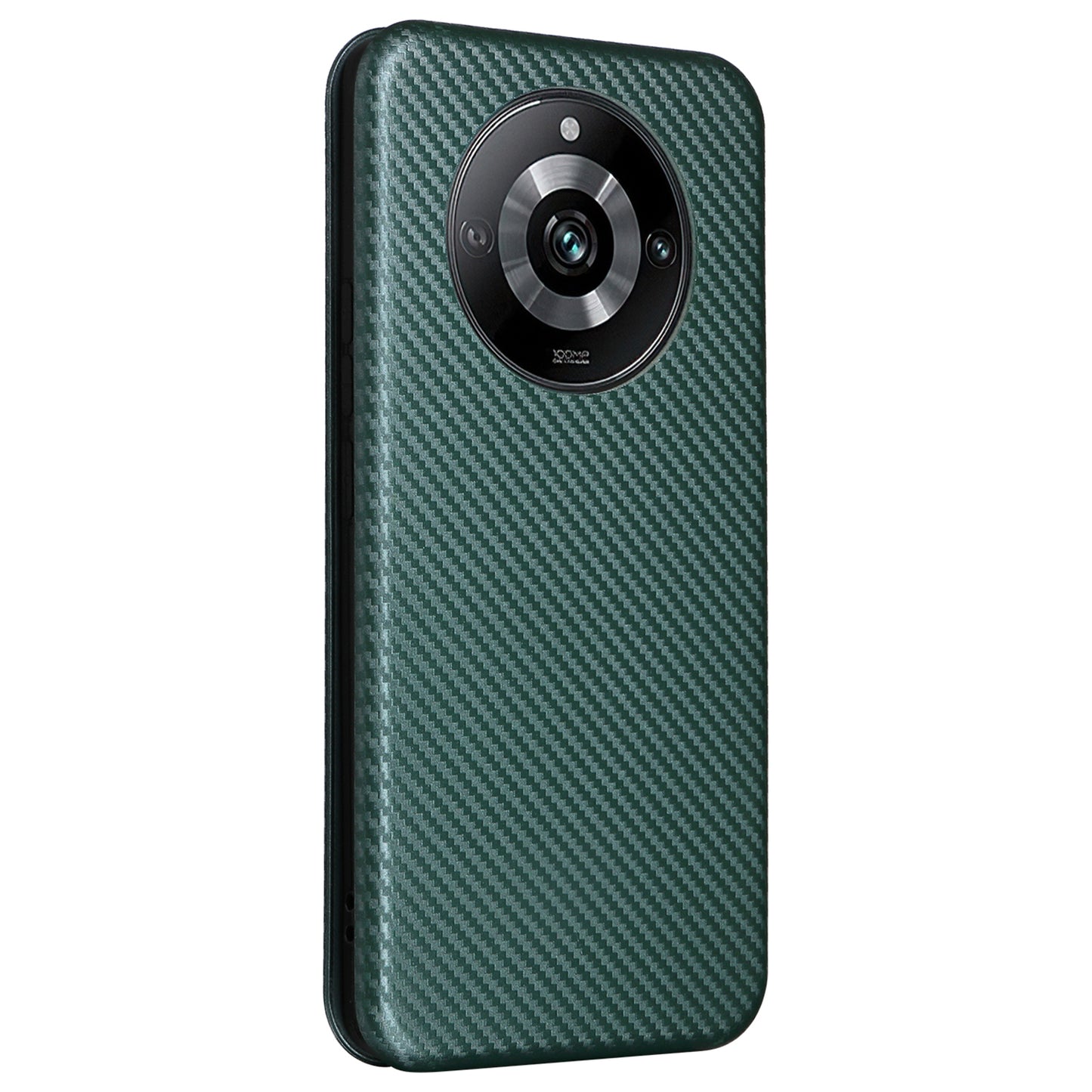 Leather Phone Case for Realme 11 Pro 5G / 11 Pro+ 5G Card Holder Carbon Fiber Texture Stand Cover