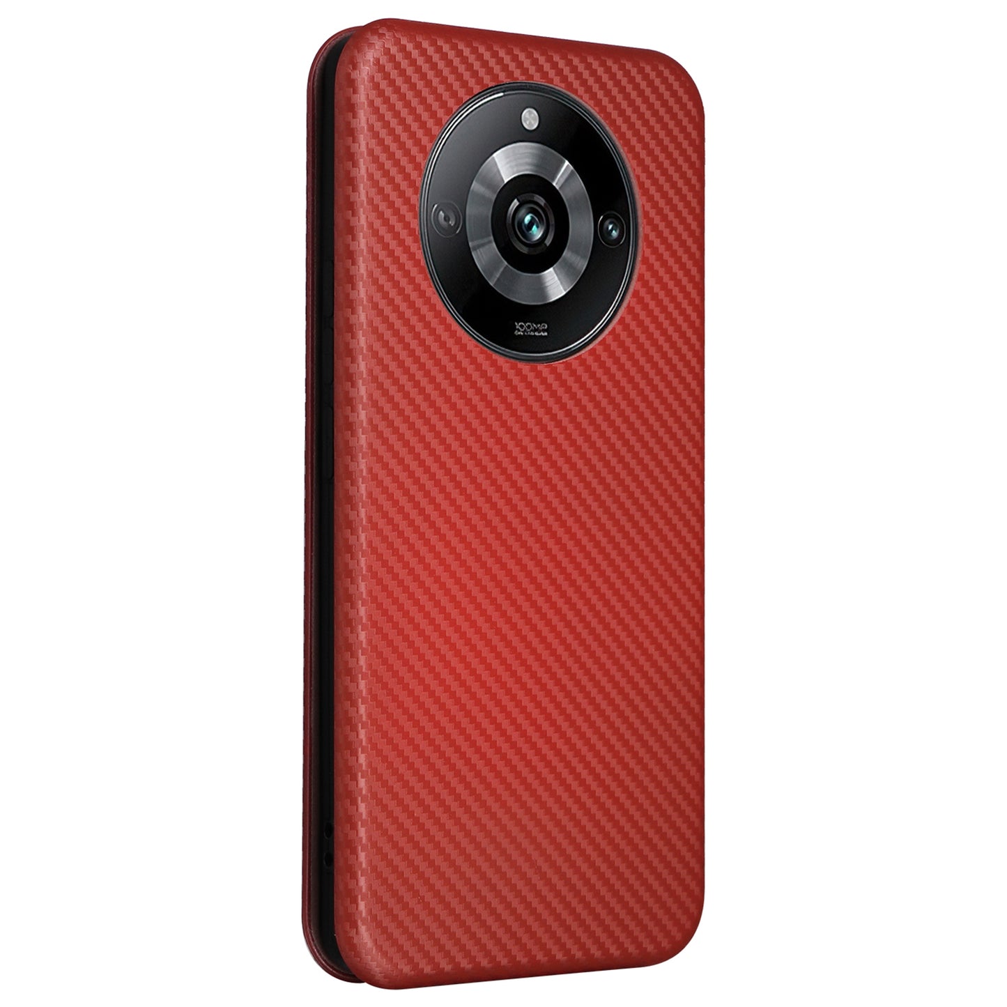 Leather Phone Case for Realme 11 Pro 5G / 11 Pro+ 5G Card Holder Carbon Fiber Texture Stand Cover