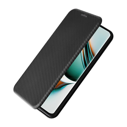 Leather Phone Case for Realme 11 Pro 5G / 11 Pro+ 5G Card Holder Carbon Fiber Texture Stand Cover
