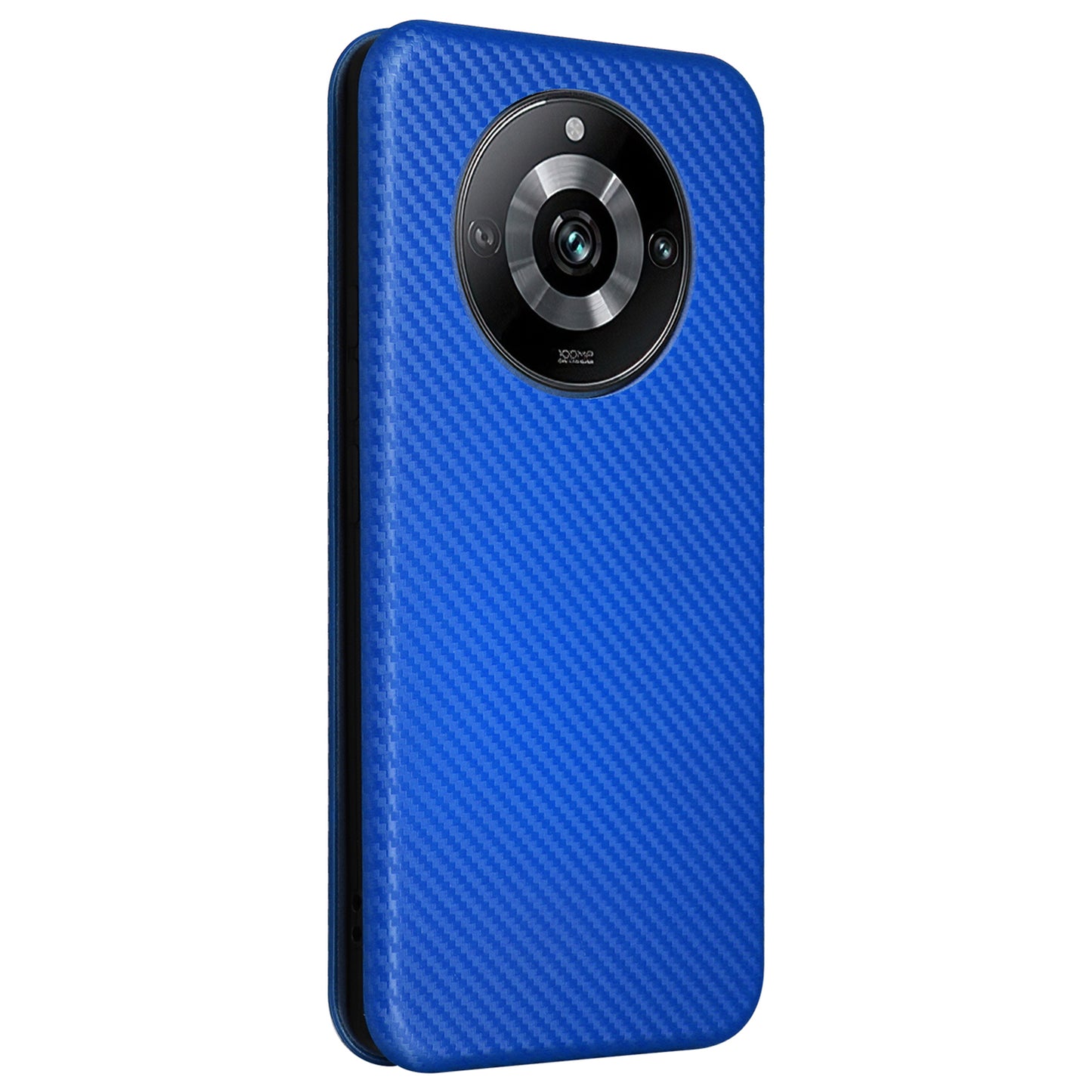 Leather Phone Case for Realme 11 Pro 5G / 11 Pro+ 5G Card Holder Carbon Fiber Texture Stand Cover