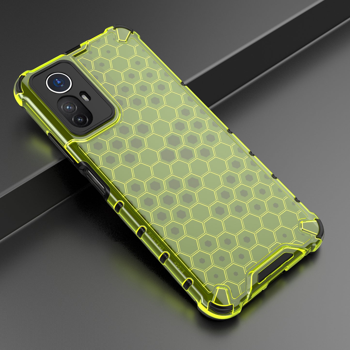 For Xiaomi Redmi Note 12S 4G Shockproof TPU+PC Honeycomb Texture Cover Phone Case