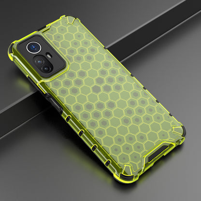 For Xiaomi Redmi Note 12S 4G Shockproof TPU+PC Honeycomb Texture Cover Phone Case