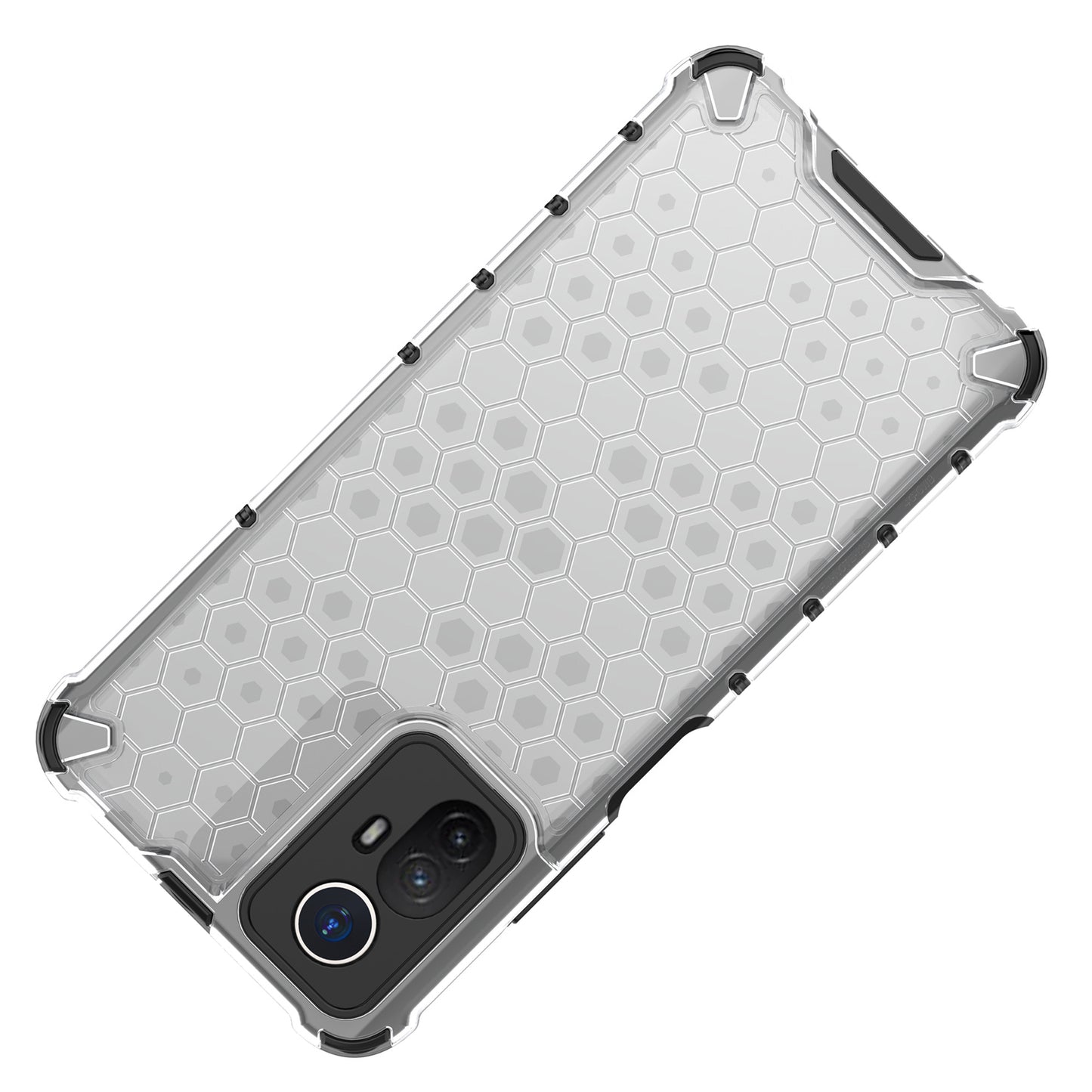 For Xiaomi Redmi Note 12S 4G Shockproof TPU+PC Honeycomb Texture Cover Phone Case