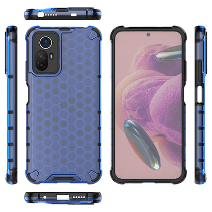 For Xiaomi Redmi Note 12S 4G Shockproof TPU+PC Honeycomb Texture Cover Phone Case