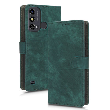 Smartphone Cover for ZTE Blade A53 / A53+ RFID Blocking Wallet PU Leather Stand Phone Case with Strap