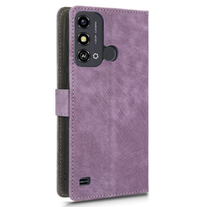 Smartphone Cover for ZTE Blade A53 / A53+ RFID Blocking Wallet PU Leather Stand Phone Case with Strap