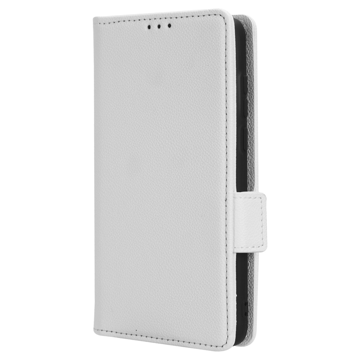 For ZTE Blade A53 / A53+ Litchi Texture Magnetic Closure Phone Case Wallet Stand PU Leather Cover