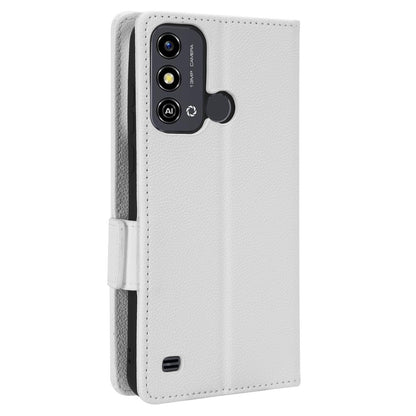 For ZTE Blade A53 / A53+ Litchi Texture Magnetic Closure Phone Case Wallet Stand PU Leather Cover