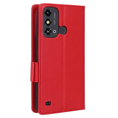 For ZTE Blade A53 / A53+ Litchi Texture Magnetic Closure Phone Case Wallet Stand PU Leather Cover