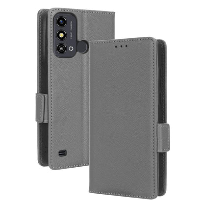 For ZTE Blade A53 / A53+ Litchi Texture Magnetic Closure Phone Case Wallet Stand PU Leather Cover
