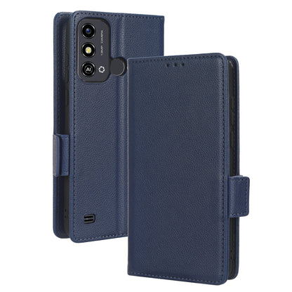 For ZTE Blade A53 / A53+ Litchi Texture Magnetic Closure Phone Case Wallet Stand PU Leather Cover