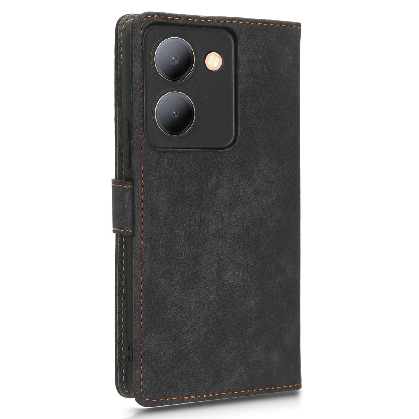 Cellphone Cover for vivo Y36 4G / Y36 5G / Y78 (China) 5G RFID Blocking Wallet PU Leather Stand Case with Strap