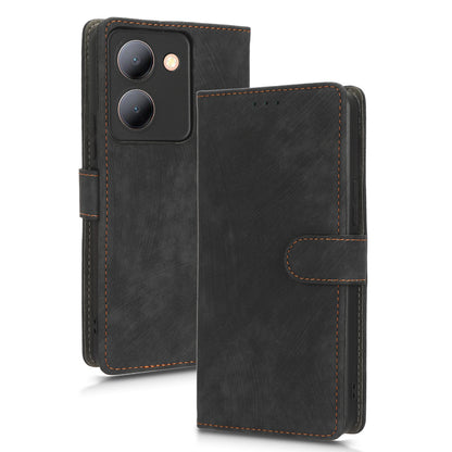 Cellphone Cover for vivo Y36 4G / Y36 5G / Y78 (China) 5G RFID Blocking Wallet PU Leather Stand Case with Strap