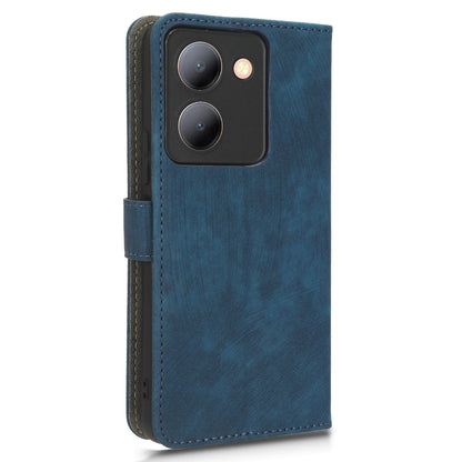 Cellphone Cover for vivo Y36 4G / Y36 5G / Y78 (China) 5G RFID Blocking Wallet PU Leather Stand Case with Strap