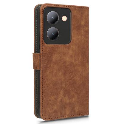 Cellphone Cover for vivo Y36 4G / Y36 5G / Y78 (China) 5G RFID Blocking Wallet PU Leather Stand Case with Strap