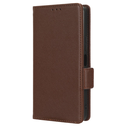 For vivo Y36 4G / Y36 5G / Y78 (China) 5G PU Leather Litchi Texture Phone Wallet Stand Case Anti-drop Cover