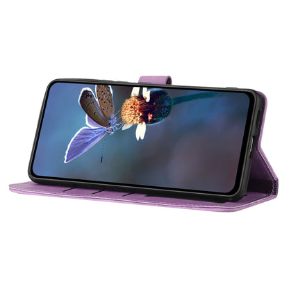 For iPhone 14 Pro Max Flowers Pattern Phone Case PU Leather Flip Stand Wallet Cover